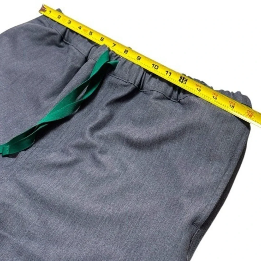 Figs Pisco Basic Srub Pants in Graphite Grey Green Strings Medical Career MS